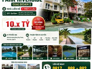 NHÀ COMPOUND LIÊN PHƯỜNG Q9 - PARK RIVERSIDE - 5X15M 3 TẦNG - BV 24/7