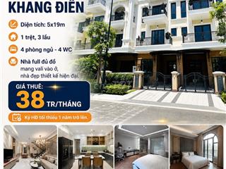 NHÀ PHỐ CLASSIA KHANG ĐIỀN - 4 TẦNG - FULL NT CAO CẤP NHƯ HÌNH - 4PN