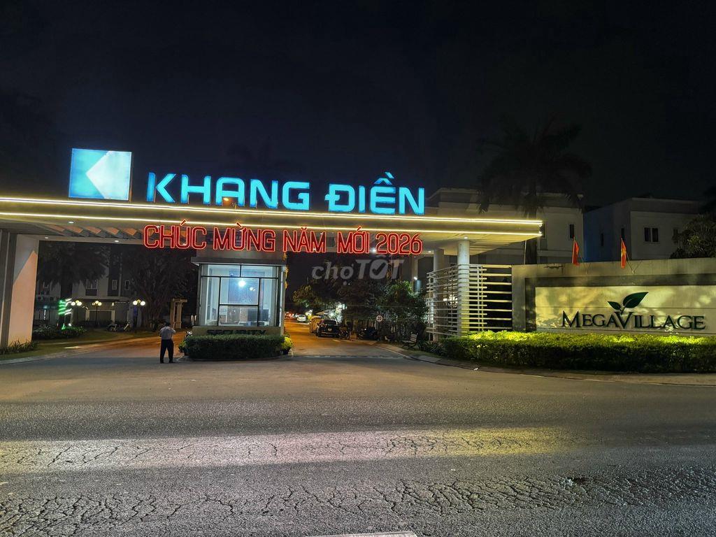 CĂN BÌA 2 MẶT THOÁNG MEGA VILLAGE KHANG ĐIỀN - NT CƠ BẢN - 3 TẦNG 3PN