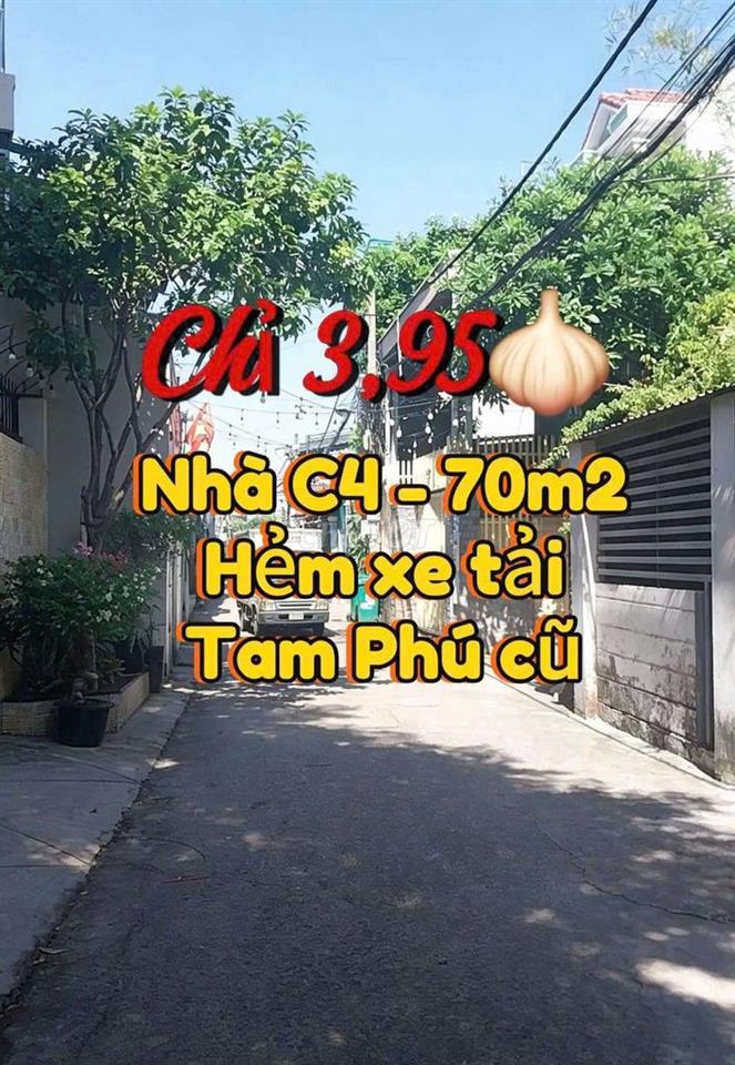 💥Nhà hẻm xe tải-70m2-Tam Phú cũ - 5p ra Phạm Văn Đồng -Chỉ 3,95🧄