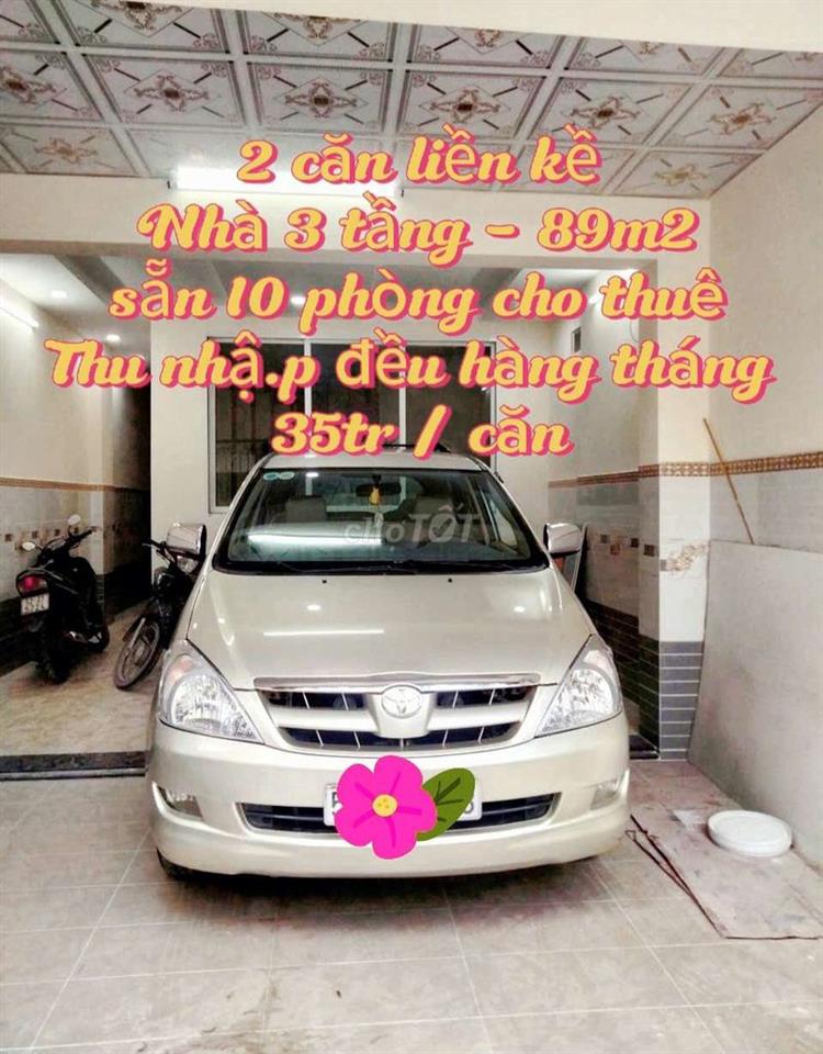 💥(CC) Giảm 300tr | Còn 8,2🧄 | Nhà 3 tầng | 10 phòng cho thuê | 35tr/th