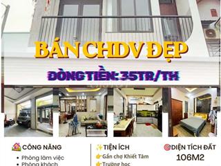 (CC) Bán CHDV 4 tầng | 35tr/tháng | Ngay chợ Khiết Tâm | Bình Chiểu cũ