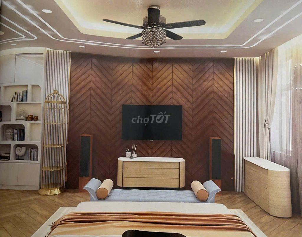 Cần tiền bán gấp nhà đẹp nội thất cao cấp khu dân cư DA Khang Điền