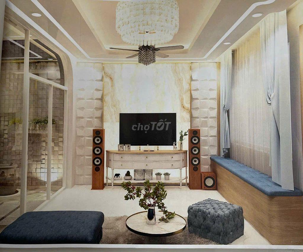 Cần tiền bán gấp nhà đẹp nội thất cao cấp khu dân cư DA Khang Điền