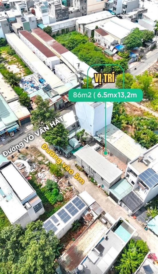 86m2 đất thổ cư - sát Võ Văn Hát, Gần ĐH MKT nên dễ mua bán xây dựng