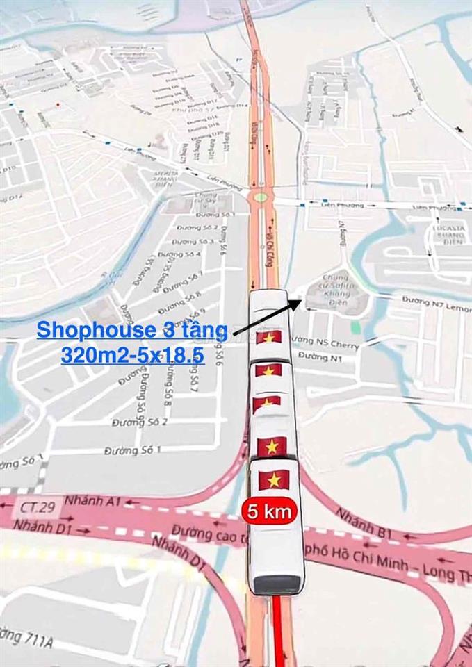 Bán Nhà 4 lầu nguồn thu cao, Mặt Tiền N6 20m- Shaphire