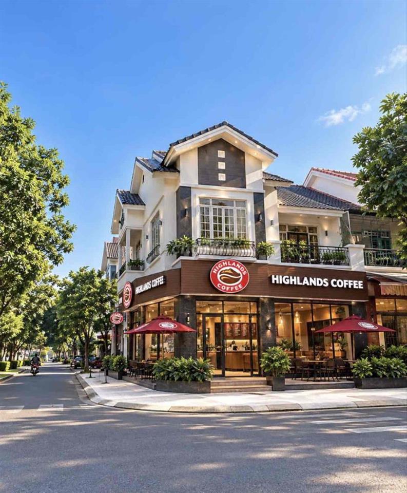 Biệt thự 8x17 - ban công 1.2m Thích hợp k.doanh Coffee  Cách Global 5