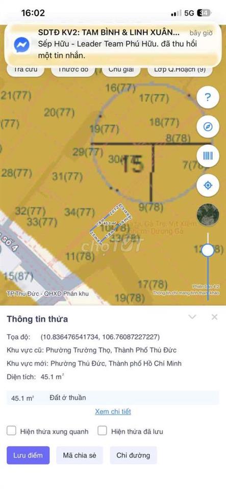 CHỦ NGỘP BÁN GẤP NHÀ NGAY ĐƯỜNG SỐ 4 TRƯỜNG THỌ DT 45M2 GIÁ 3.8 TỶ