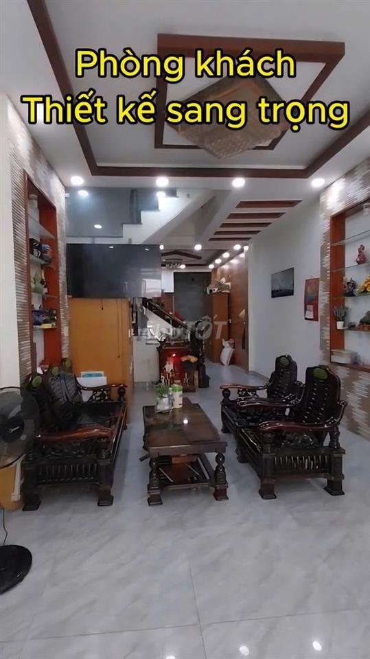 Bán nhà 4 tầng Linh Đông, Thủ Đức  73.3m2 (4x18.5)  Hẻm 7m, Gần VĐ2