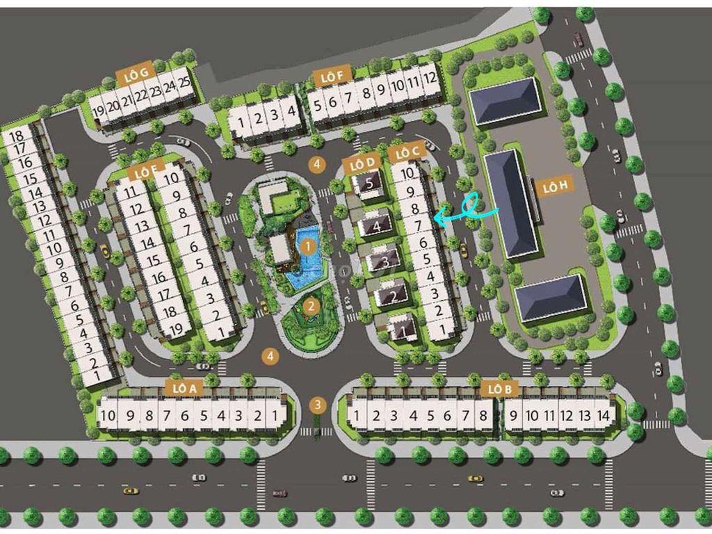 (Sát bx Miền Đông Metro)Bán nhà phố Compound Golf Park Long Thạnh Mỹ
