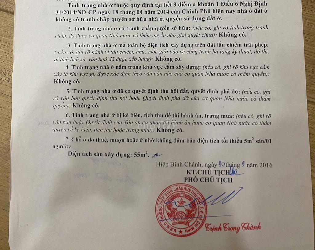CHÍNH CHỦ - NHÀ RẺ HƠN CHUNG CƯ - NGAY METRO BÌNH TRIỆU, THỦ ĐỨC