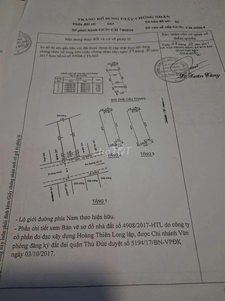 Đường số 12, Phường Hiệp Bình Chánh (Quận Thủ Đức cũ), Tp Hồ Chí Minh