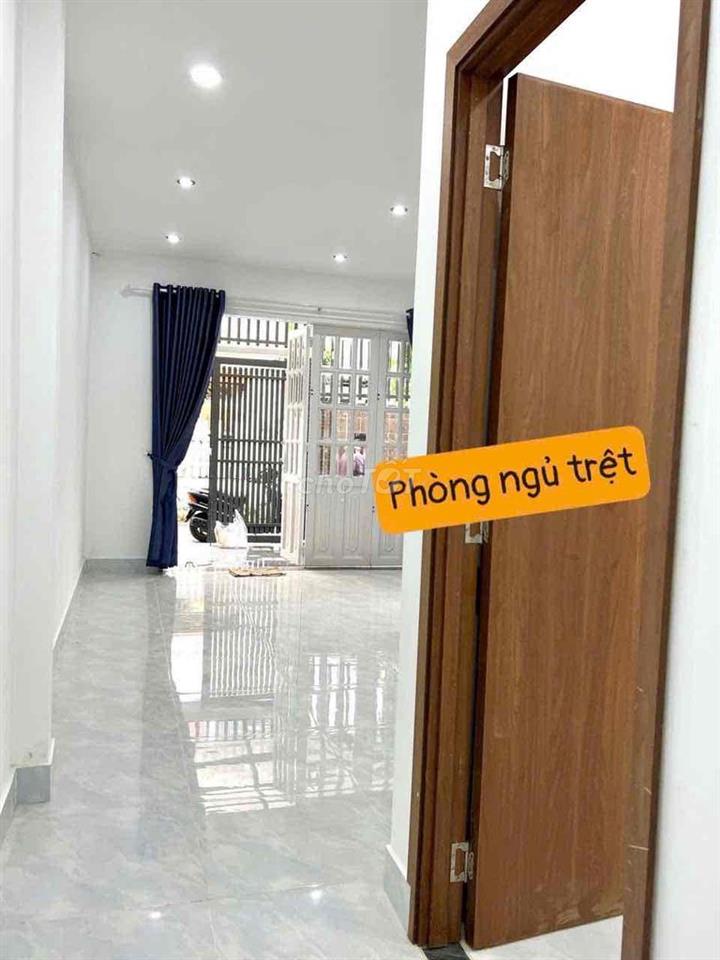 Cho thuê nhà 1 trệt lầu hẻm cụt ô tô yên tĩnh có PN trệt đường số 3 Tr