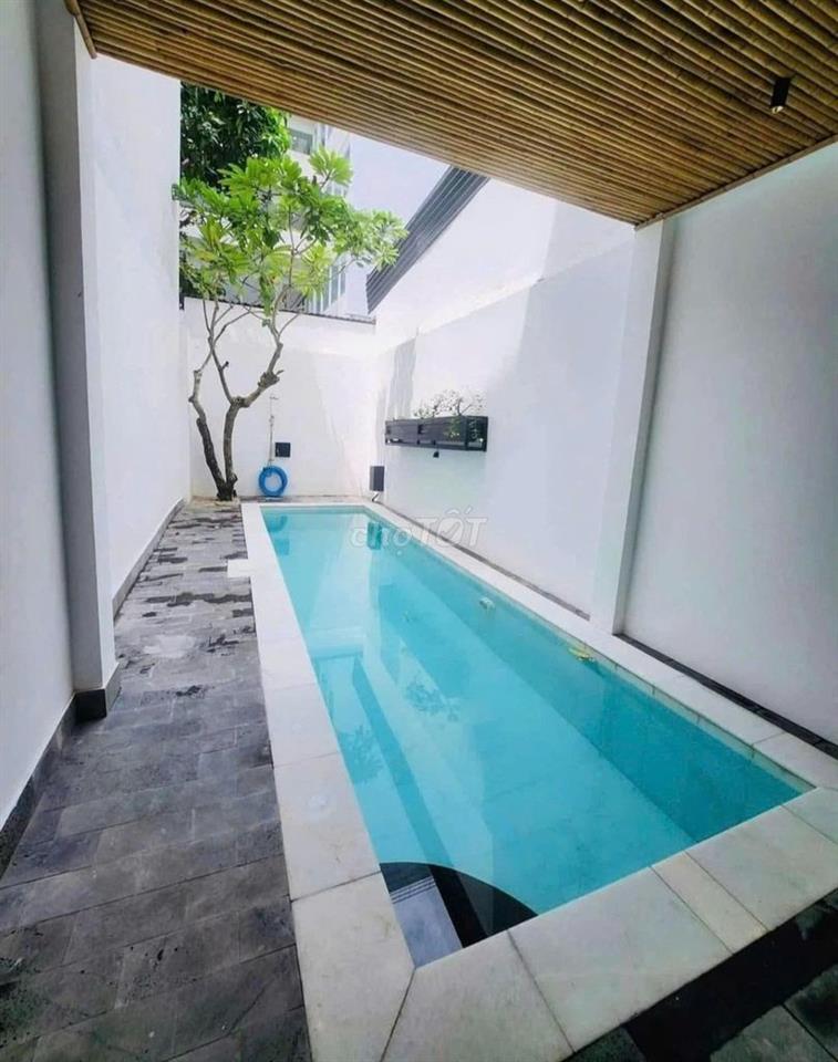 Nguyên căn Nguyễn Cừ, Thảo Điền, Q2- 1 trệt 2 lầu, hồ bơi. Giá 70tr/th