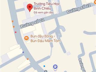 Chỉ 5,5Tr-Nhà thuê ngay Tiểu Học Bình Chiểu,/Đ.22,p.Bình Chiểu TĐ, HXH