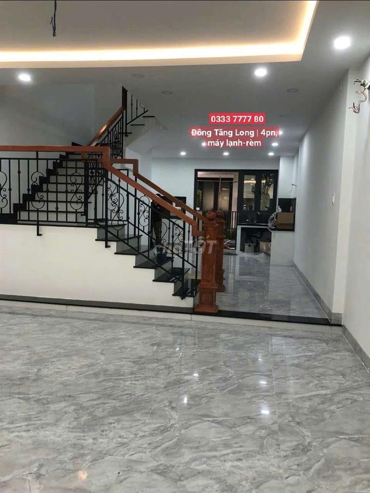 💎 (12tr) RẺ !! Cho thuê nhà Đông Tăng Long, 3 tầng | máy lạnh, rèm cửa