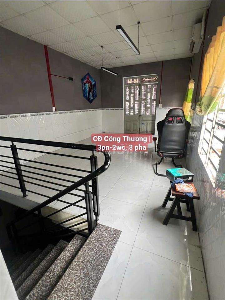 💎 (10tr) Nhà mặt tiền gần CĐ Công Thương, 2 tầng | 3pn-2wc có 3 pha