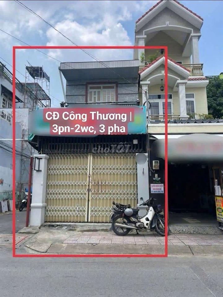 💎 (10tr) Nhà mặt tiền gần CĐ Công Thương, 2 tầng | 3pn-2wc có 3 pha