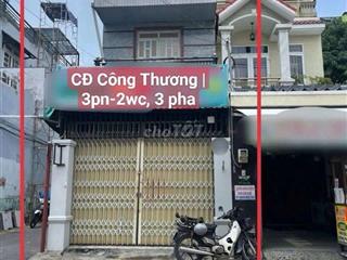 💎 (10tr) Nhà mặt tiền gần CĐ Công Thương, 2 tầng | 3pn-2wc có 3 pha