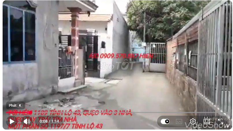 CHÍNH CHỦ Cho thuê Nguyên căn 80m2 tỉnh lộ 43 Bình Chiểu T.Đức-hẻm oto