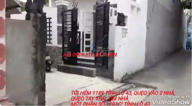 CHÍNH CHỦ Cho thuê Nguyên căn 80m2 tỉnh lộ 43 Bình Chiểu T.Đức-hẻm oto