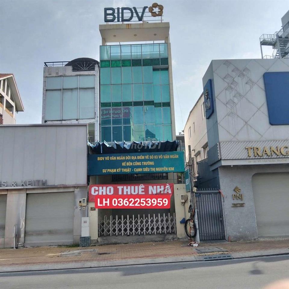 CHO THUÊ NHÀ MẶT TIỀN KD _ ĐƯỜNG VÕ VĂN NGÂN _ P, THỦ ĐỨC_ TPHCM