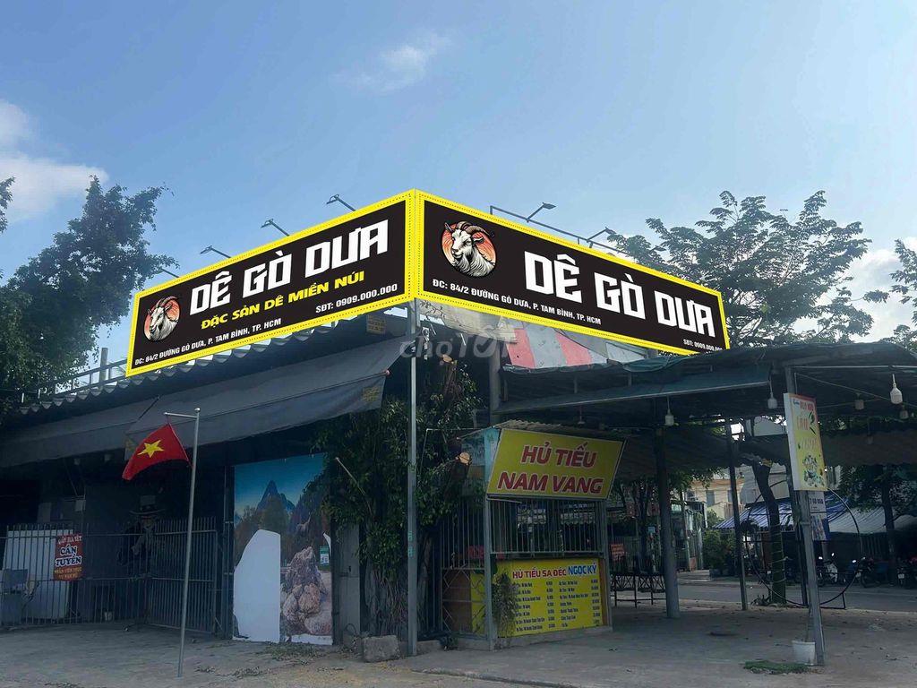Cần cho thuê quán 3 mặt tiền mũi tàu Gò Dưa ngay vòng xoay