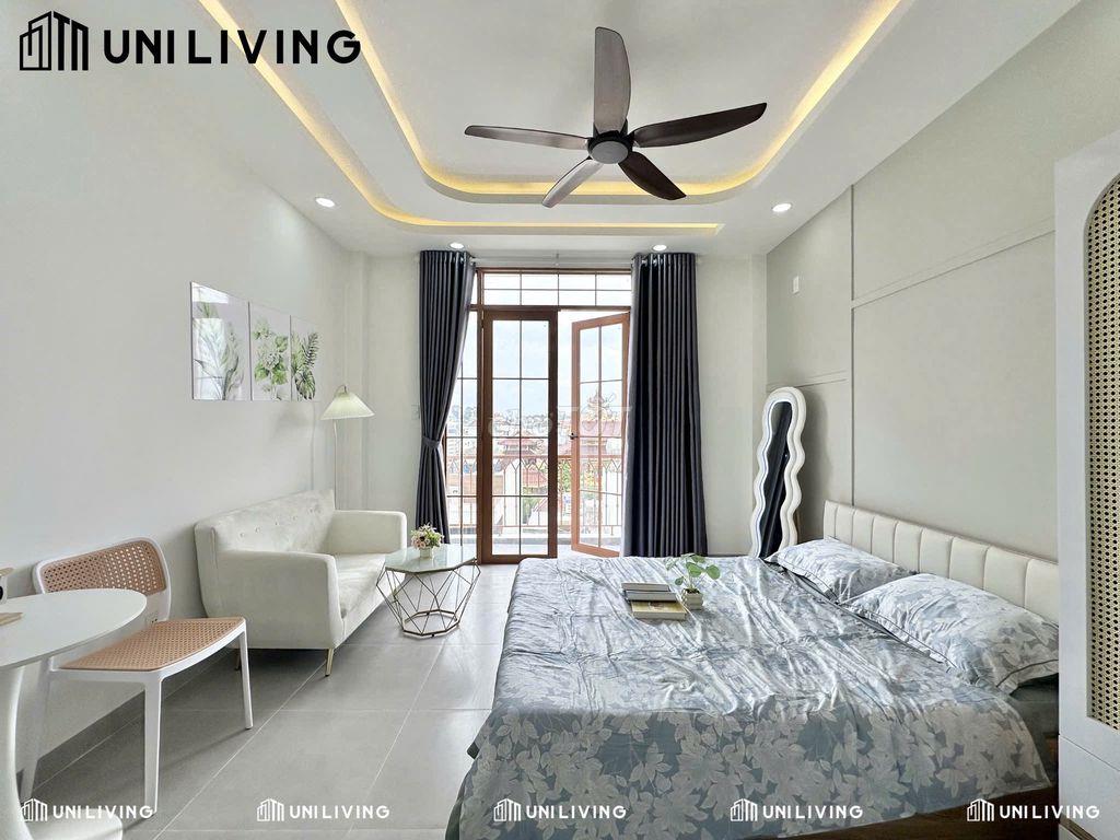 Studio Bancon Full nội thất mới xây, thang máy ở đường 33, Linh Đông