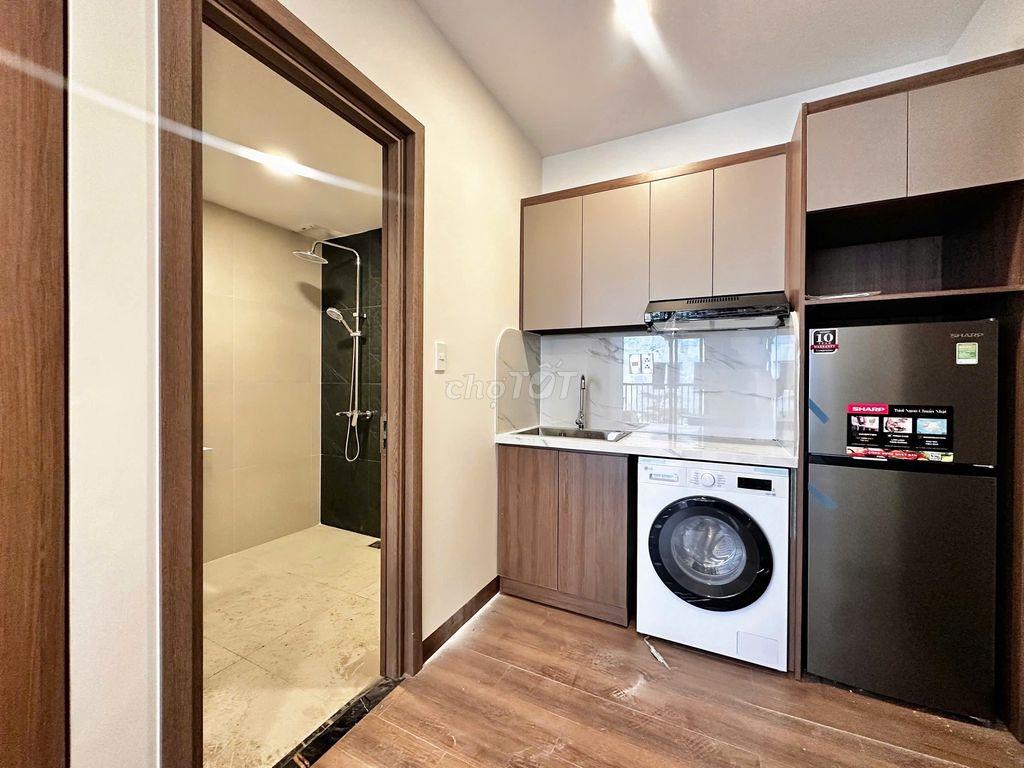STUDIO BAN CÔNG RIÊNG - FULL NỘI THẤT – CÓ THANG MÁY 🌿 - TIỆN ĐI Q2,..