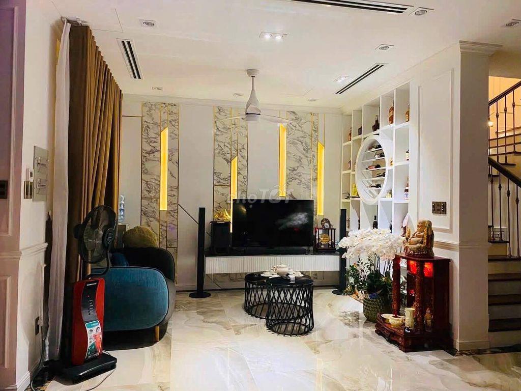 BÁN BIỆT THỰ GÓC PARK RIVERSIDE – FULL NỘI THẤT GỖ TỰ NHIÊN