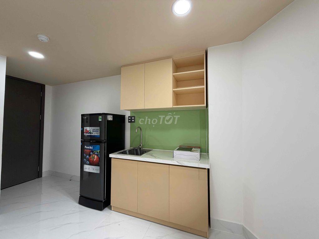 cho thuê 1 phòng ngủ tách bếp có cửa sổ trời thoáng mát