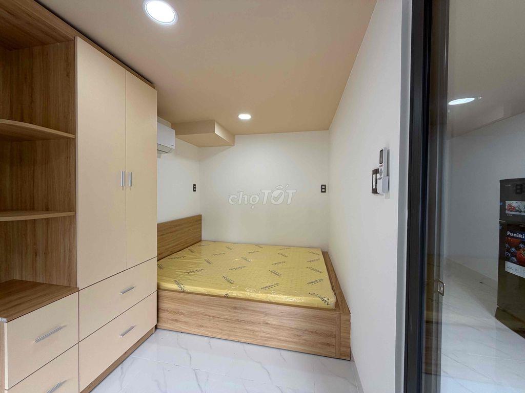 cho thuê 1 phòng ngủ tách bếp có cửa sổ trời thoáng mát
