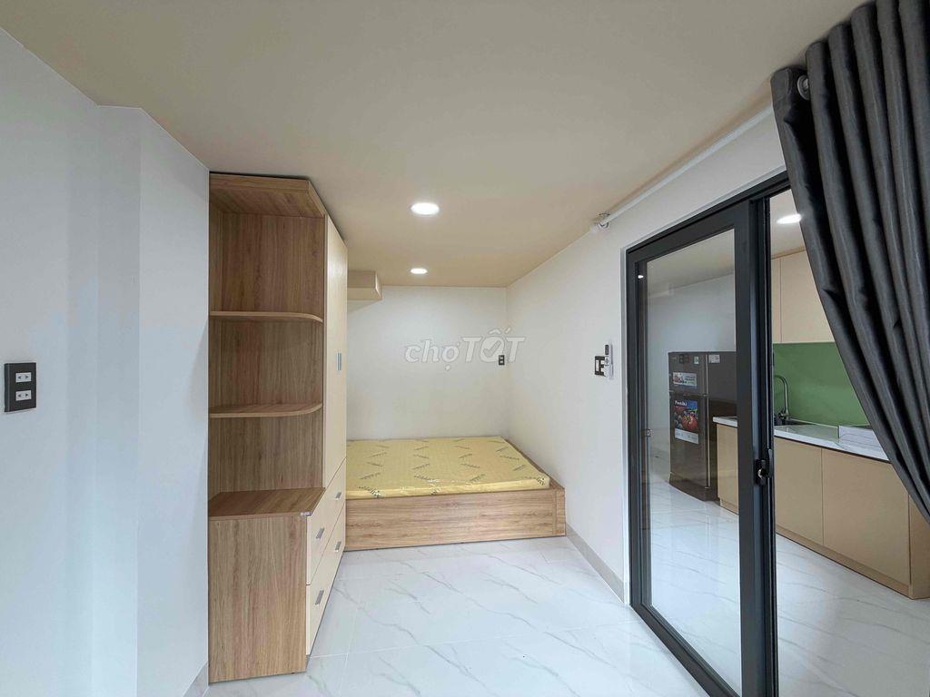 cho thuê 1 phòng ngủ tách bếp có cửa sổ trời thoáng mát