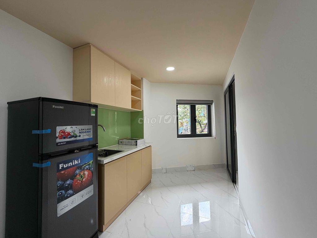 cho thuê 1 phòng ngủ tách bếp có cửa sổ trời thoáng mát