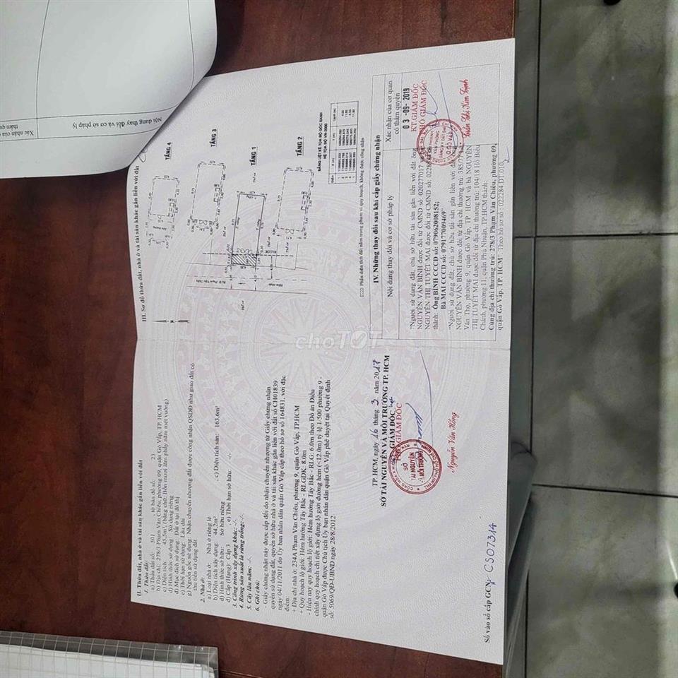 Bán nhà Mặt tiền