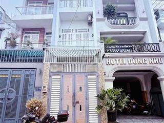 Ngay công viên Gia Định, 4 tầng 4pn 5wc, 60m2 vuông vức, đường ôtô 10m