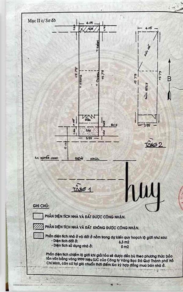 Nhà bán khu Cư xá Lam Sơn Nguyễn Oanh