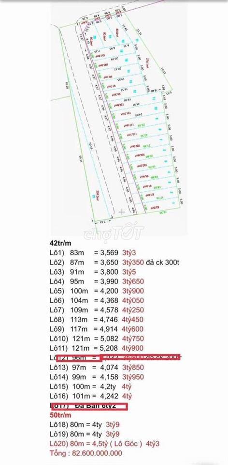 Đất thổ QL22 GX Bùi Môn 5x20m xây tự do Đường nhựa oto 
