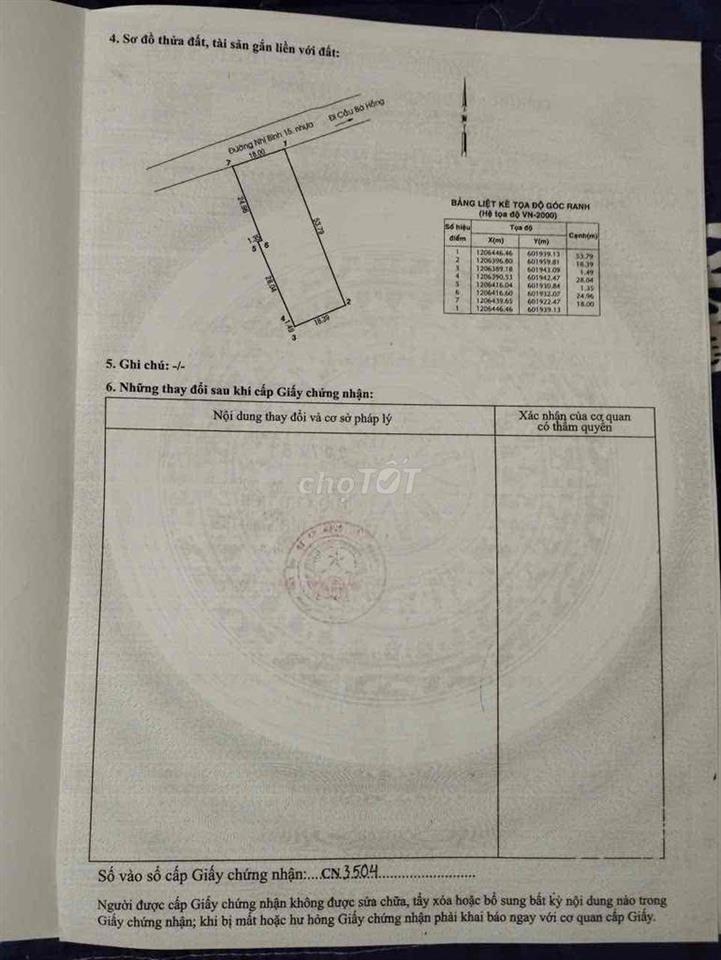 Đất nhị bình hóc môn