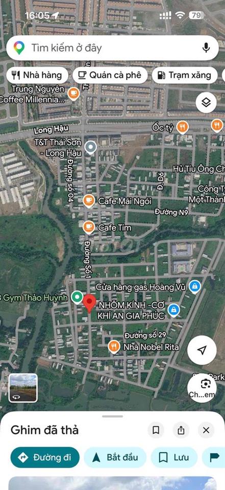 ĐẤT MẶT TIỀN ĐƯỜNG SỐ 1 TRỤC CHÍNH KDC THÁI SƠN LONG HẬU