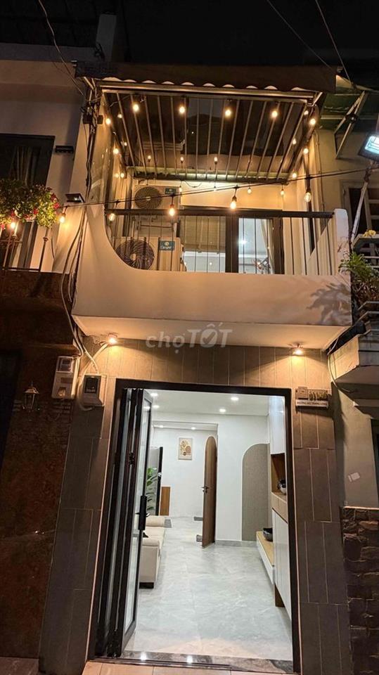 Bán nhà Nơ Trang Long, Bình Thạnh, Hẻm xe hơi tới cửa, khu dân trí cao