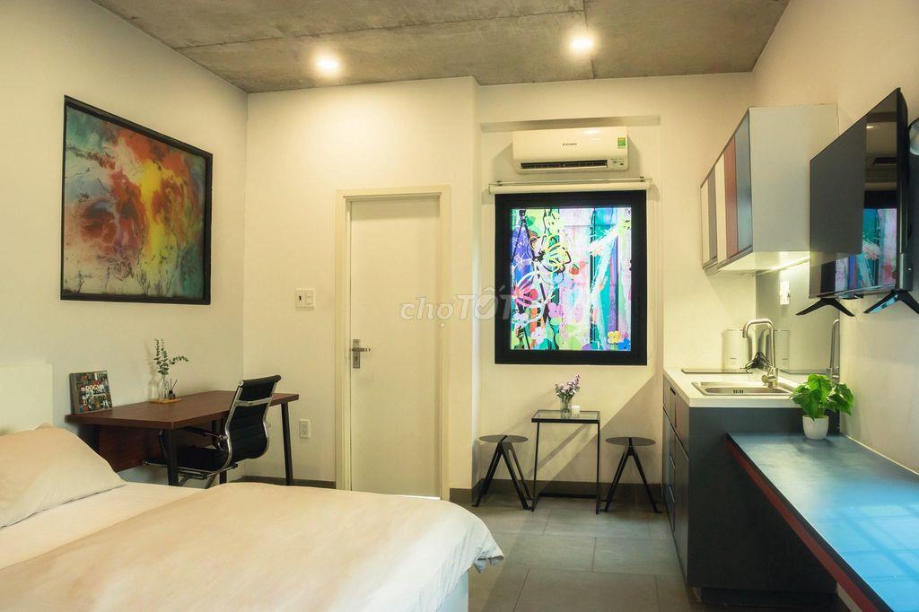 Cho thuê Studio Ban Công Bến Thành-Cách Metro 300m, cho làm BNB Airbnb