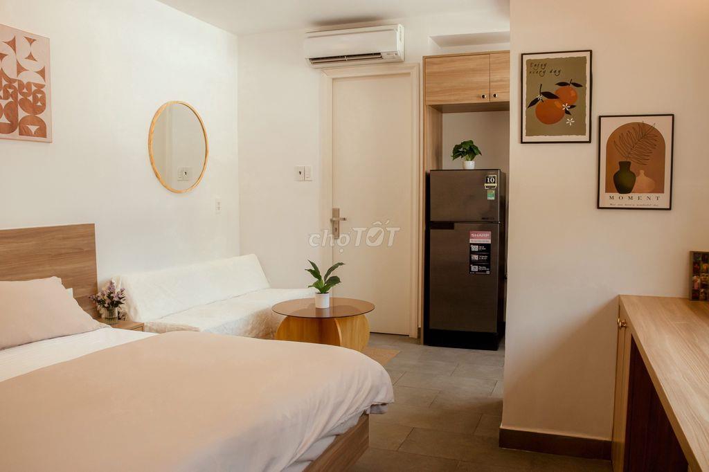 Cho thuê Studio Ban Công Bến Thành-Cách Metro 300m, cho làm BNB Airbnb