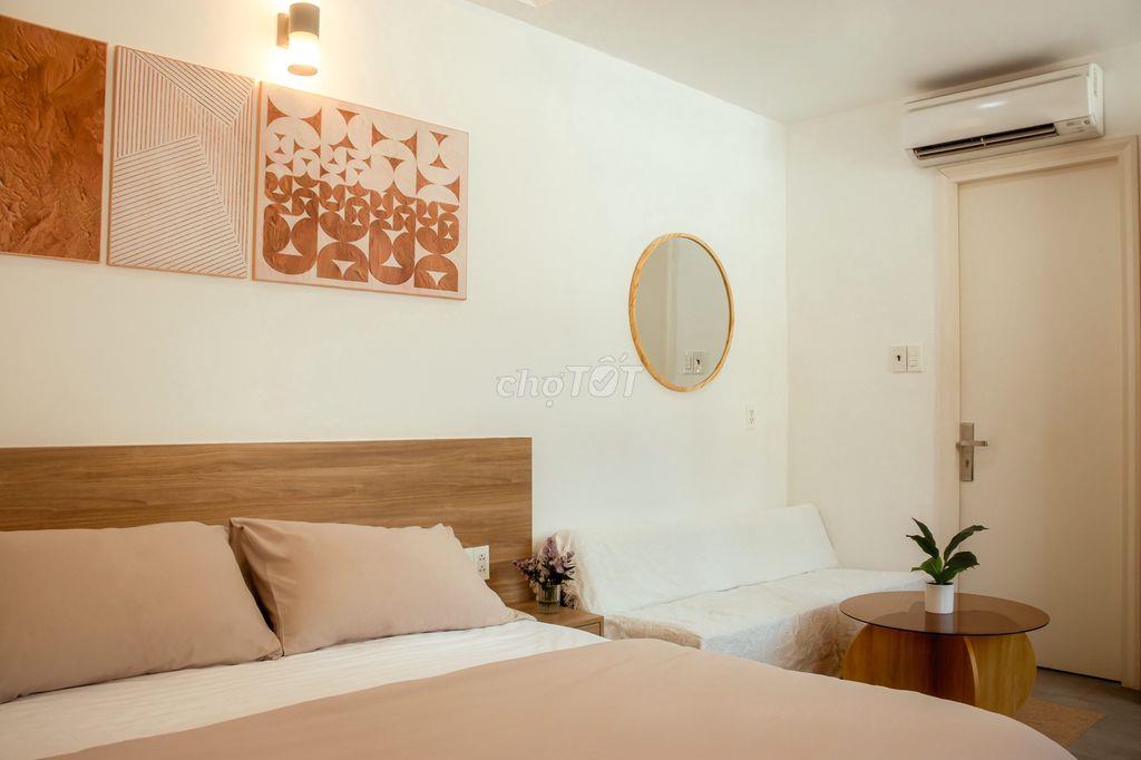 Cho thuê Studio Ban Công Bến Thành-Cách Metro 300m, cho làm BNB Airbnb