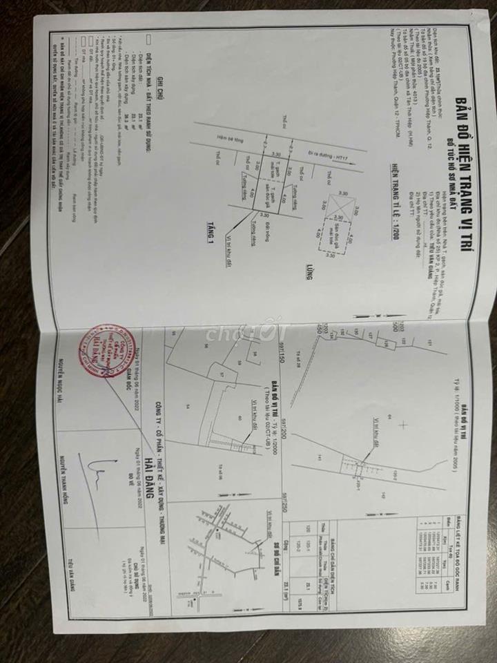 BÁN NHÀ HẺM 497 HIỆP THÀNH (GẦN CHỢ HIỆP THÀNH)