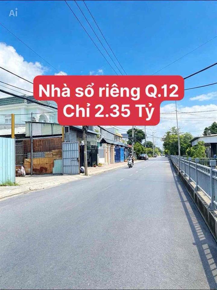 bán đất tặng nhà c4 thạnh xuân 31, phường thới an