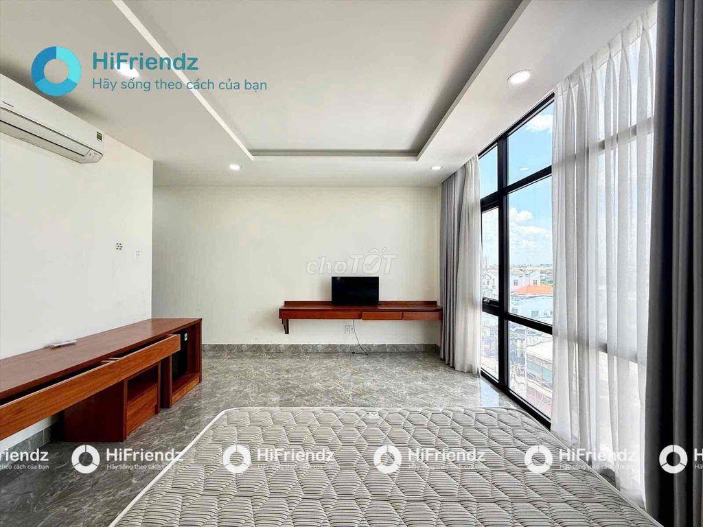Studio full nội thất view kính tràn viền siu đẹp, siu nét