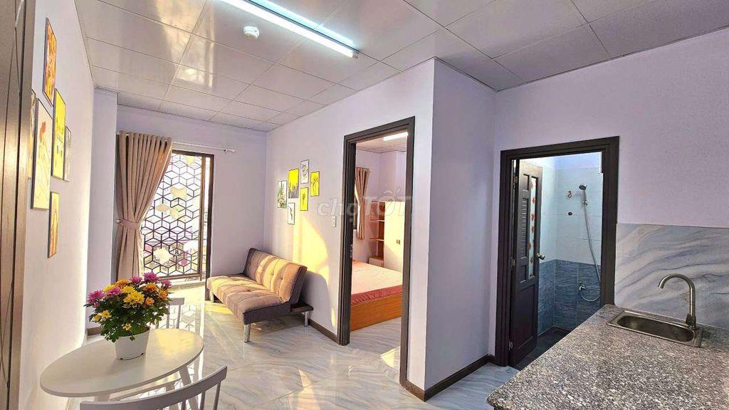 CĂN HỘ 1PN MỚI XÂY GẦN BẾN XE QUẬN 8 TÒA THANG MÁY, BẢO VỆ, HẦM XE