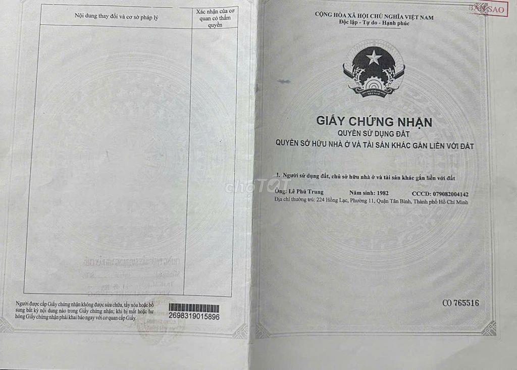 Nhà mặt tiền vải giao thông thuận lợi giá cực rẻ