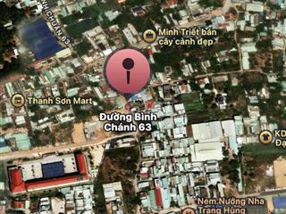 chính chủ  bán đất mặt tiền đường ình chuẩn 63. an phú bình dương cũ
